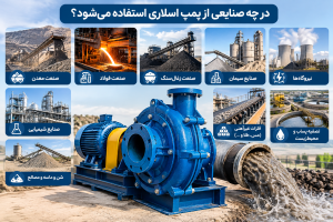در چه صنایعی از پمپ اسلاری استفاده می‌شود؟